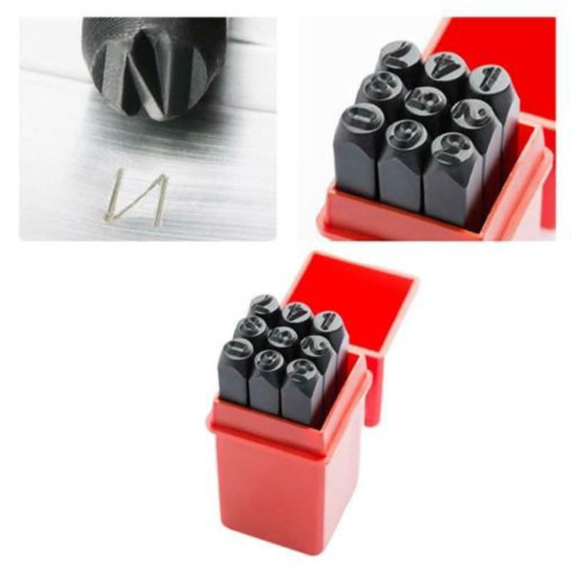 Versatile Numbers Stamp Set with Steel Metal Punches for Various Crafts