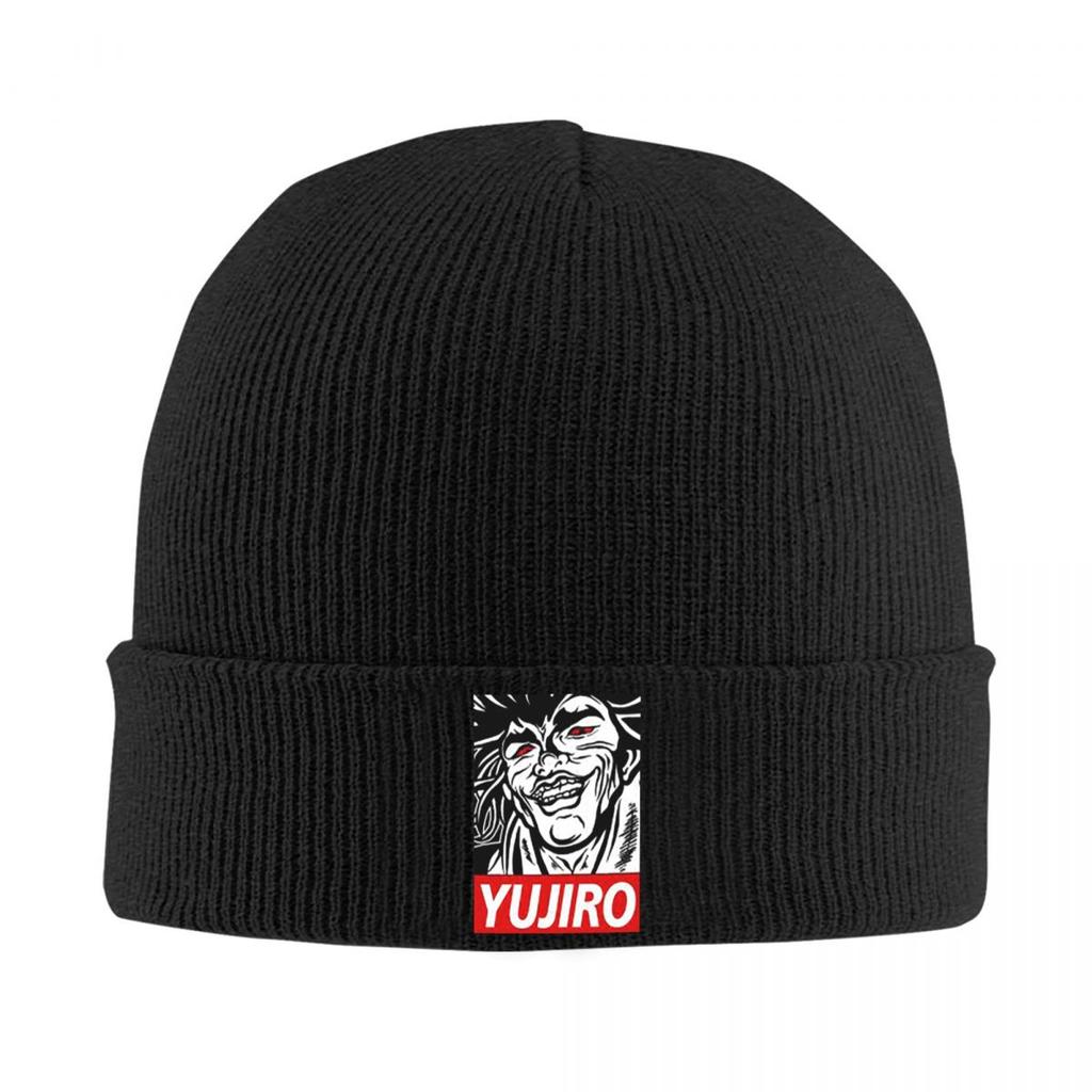 Yujiro Baki Hanma Grappler Fight Warm Knitted Cap Winter Knit Bonnet Hat Skullies Beanies Hip Hop Caps for Unisex