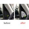 Cover Trim 2PCS A-Pillar Speaker Frame For BMW X5 G05 Silver Aluminum 2019-2022