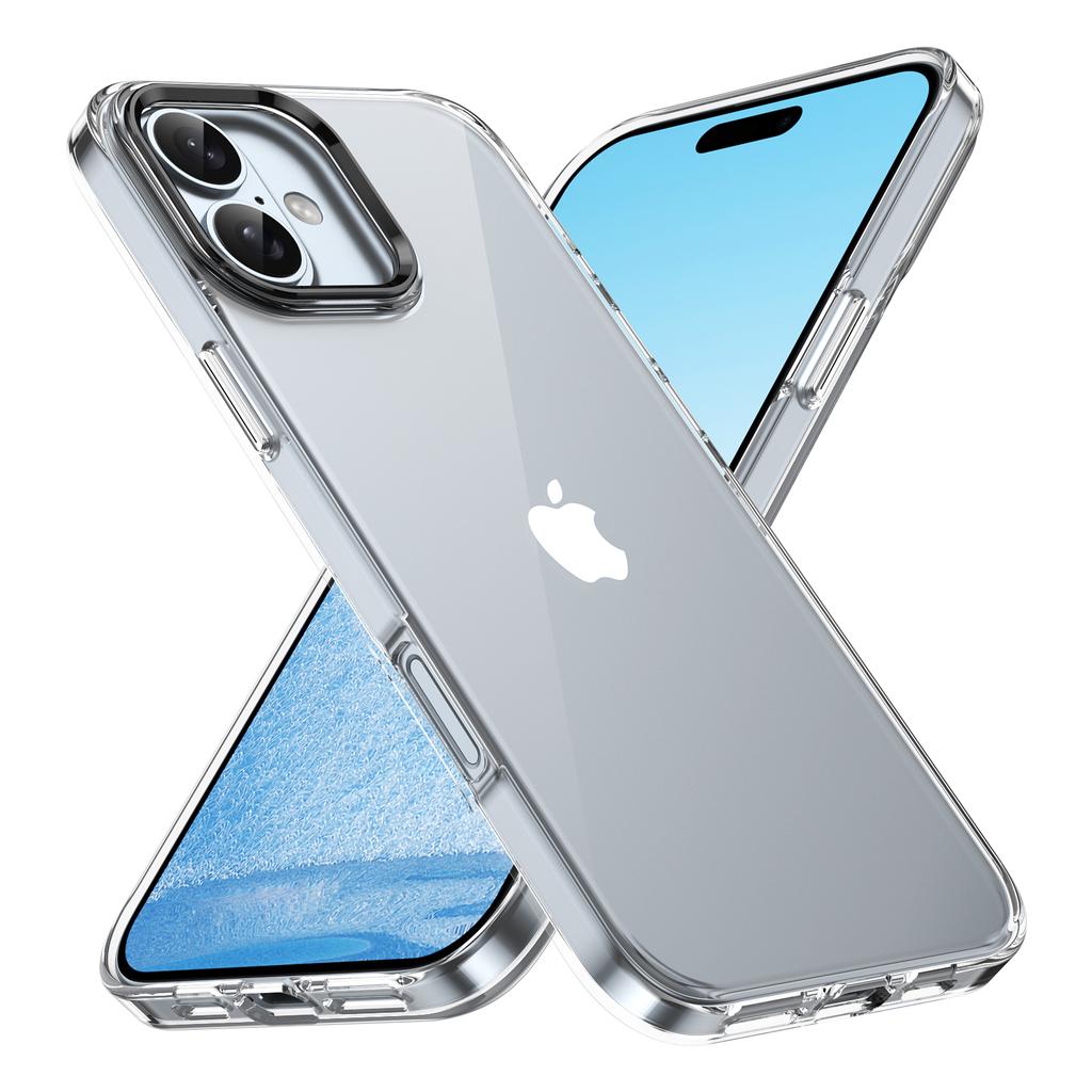 For iPhone 16 Clear Phone Case Hard PC Anti-Scratch Mobile Phone Back Cover