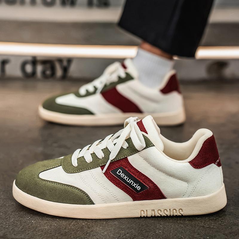 Herren Sneaker Modeschuhe Frühlingstrend Lässige Flats Sneaker Damen Neue Mode Komfort Weiß Vulkanisierte Plateauschuhe