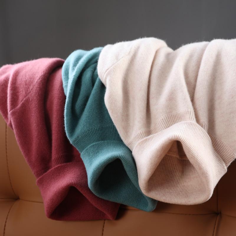 Men Sweater 100% Wool Turtleneck Knit Pullover Winter Soft Warm Wool Jumpers Man Knit Tops Long Sleeve