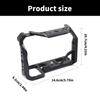 Camera Cage with 1/4 3/8 Threaded Holes Multiple Cold Shoe Mounts For A7M4 A9II A7s3 Camera Accessory Attachment