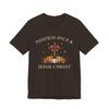 Pumpkin Spice and Jesus Christ - Bella Canvas Unisex T-shirt, Christian Fall Sweater, Faith & Coffee