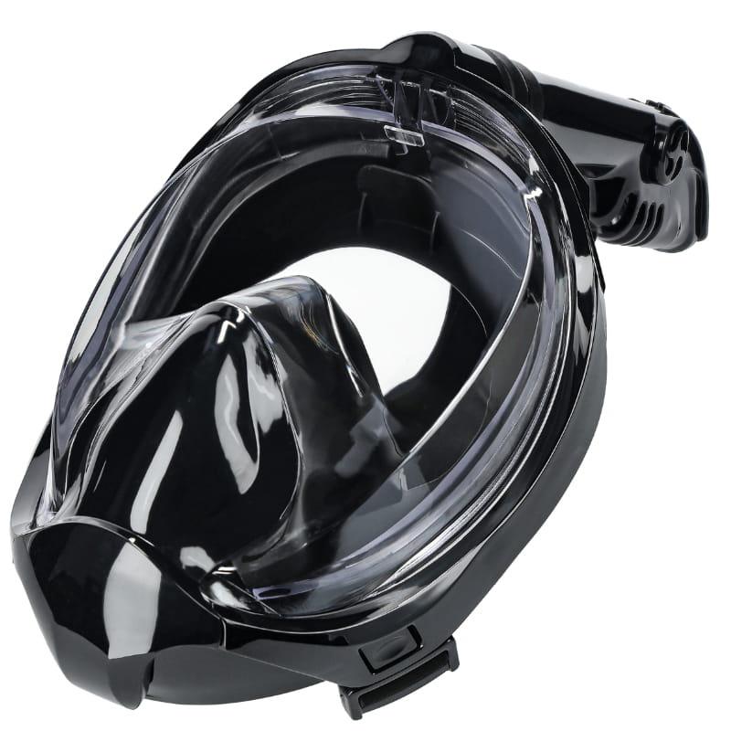 Full Face Diving Mask Does Not Fog - L/Xl Black M04