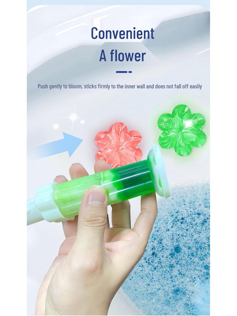 Fragrant Small Flower Gel Toilet Cleaner & Deodorizer