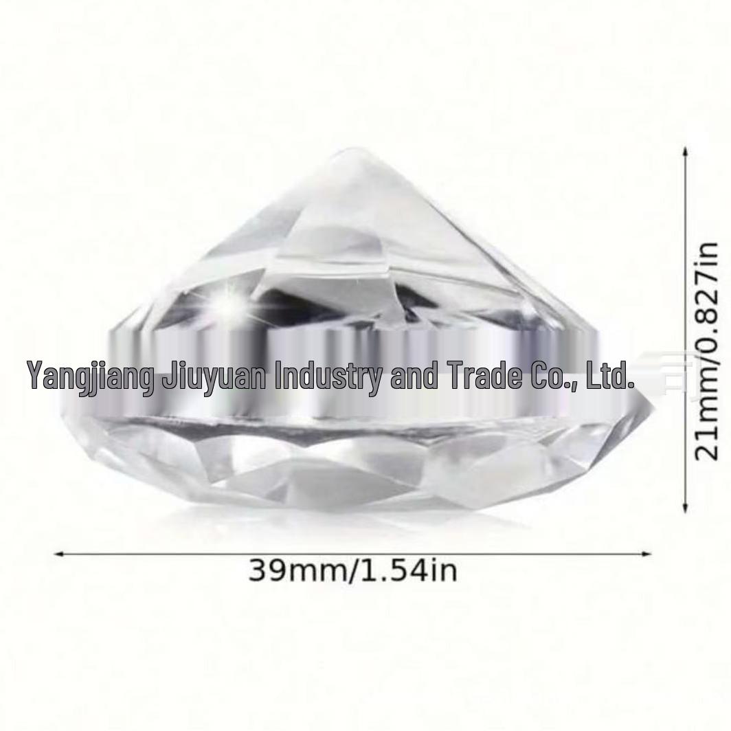 Acrylic Imitation Crystal Diamond Place Card Holder for Weddings and Parties