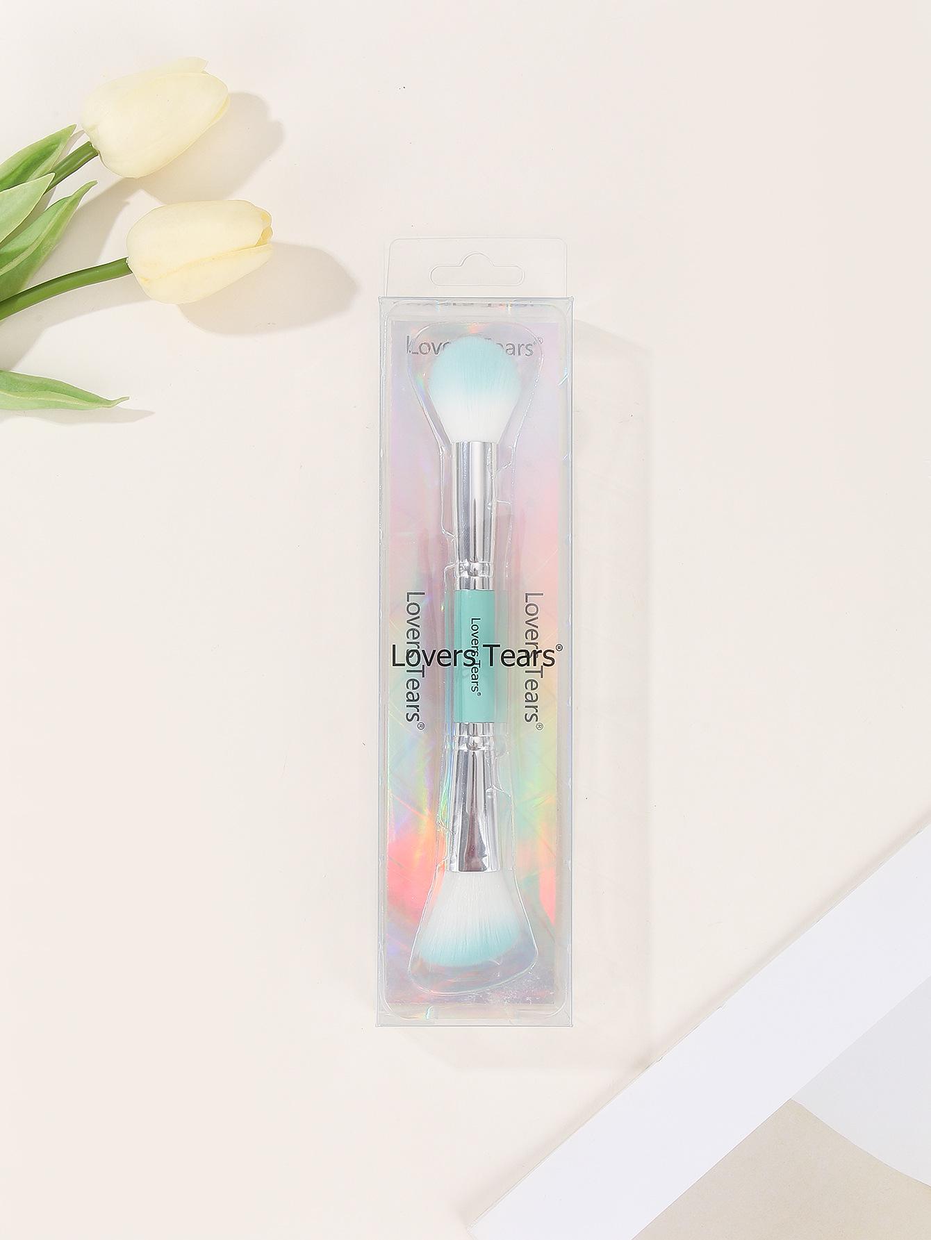 LOVERSTEARS Double-Ended Makeup Brush Set - Portable, Soft Bristles, Skin-Friendly Beauty Tools