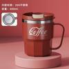 400ml Stainless Steel Coffee Mug Double Layer Thermal Insulated Mug Cup Reusable Spillproof Use Easy Clean Travel Cup Home