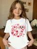 Valentine 67 Six Seven Meme Print T-Shirt 67 Number Round Neck Cute Casual Short Sleeve Comfortable T-Shirt Children's Clothing