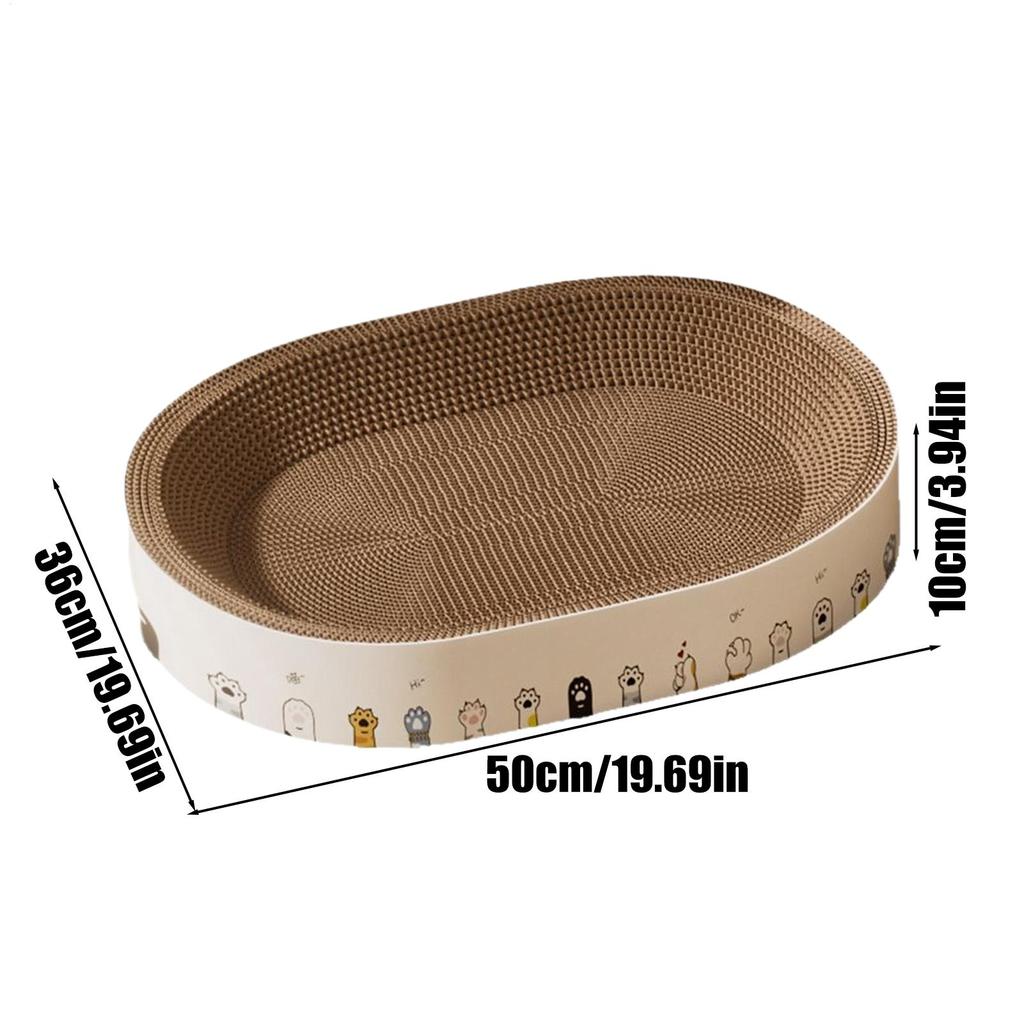 Cat Scratching Board Resting Bed Interactive Toy Mat Cat Scratcher Pad For Indoor Floor Furniture Protection Sleep Enrichment