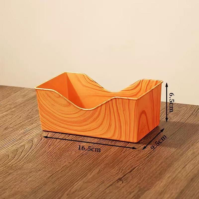 Faux Wood Grain Snack & Bone Dish