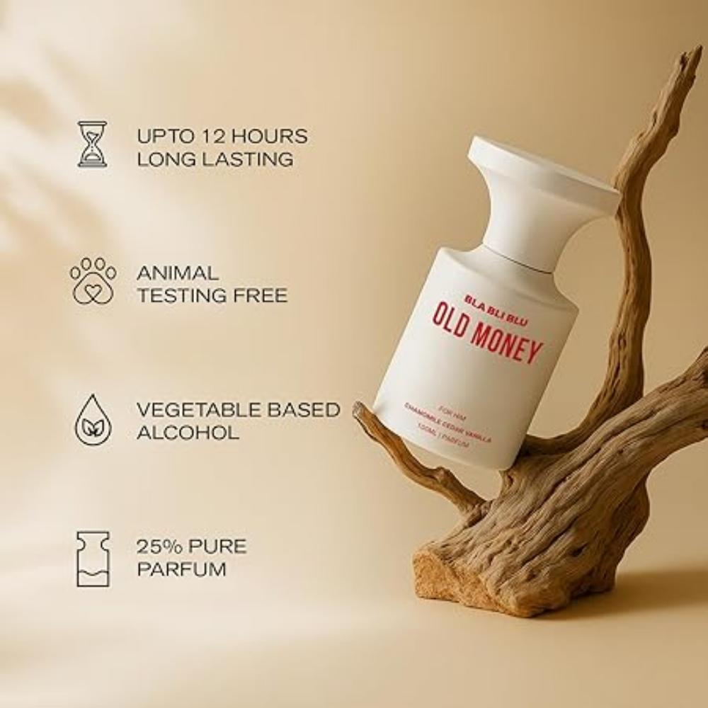 Old Money Perfume for Man|100ml Long-Lasting Parfum Fragrances - A Notch Above EDP, EDT & EDC|Perfume For Man|Cedar, Vanilla & Chamomile Notes|