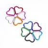 Heart-Shaped Aluminum Carabiner Water Bottle Buckle, 44x43mm - Multi-Functional for Climbing and Backpacking