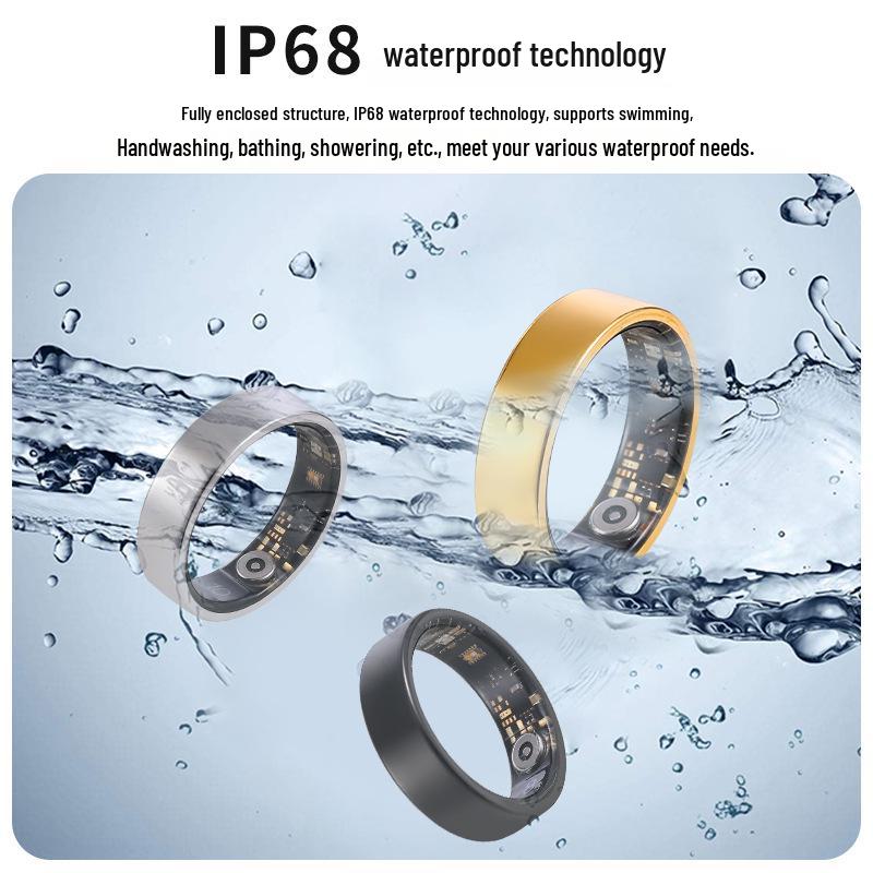 IF-R03 Smart Ring: Waterproof Health Monitor for Heart Rate, Sleep, Emotion & Blood Oxygen via Bluetooth.