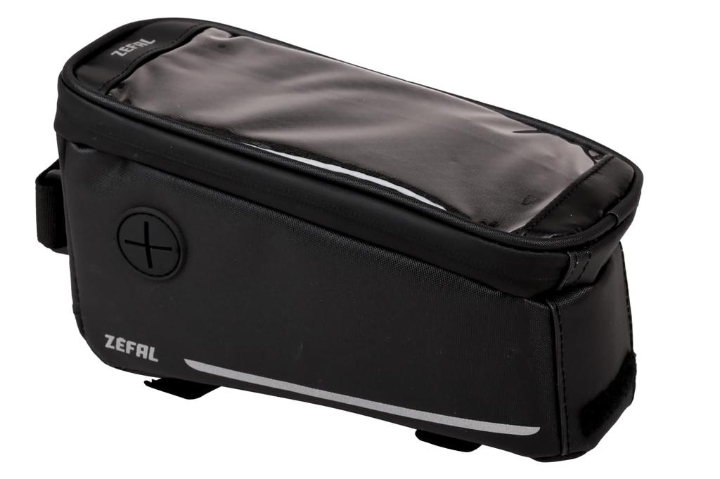 Zefal Bicycle Frame Bag CONSOLE PACK T2 Top Tube Bag Smartphone Case Waterproof Black 7011 1.3L