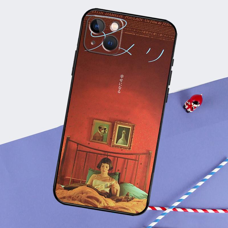 Amelie Movie Poster Phone Case For iPhone 16 Pro Max 11 13 14 15 Pro Max 12 Mini XR 16 15 Plus 16e Back Cover