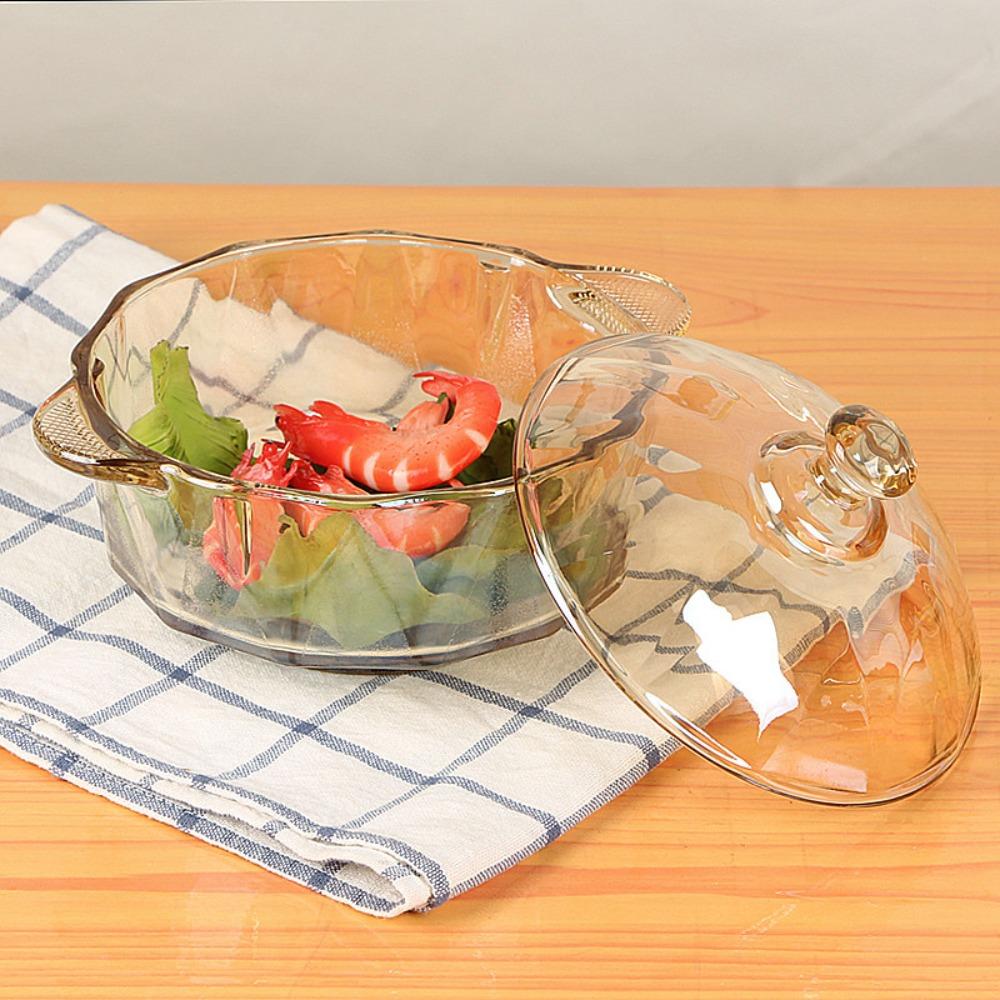 Heat-resistant Instant Noodle Bowl Amber Salad Bowl Household Glass Soup Bowl  Noodles