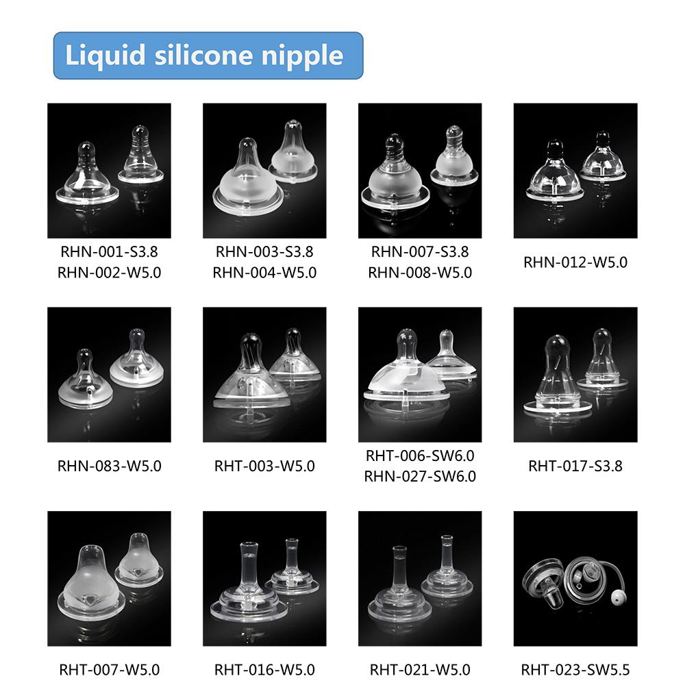 ROWEY Bpa Free Food Grade Baby Infant Silicone Nipple