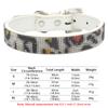 Classic Dog Collar,Colorful Crystal Diamond Buckle Sparkle Leopard Print Leather with Rhinestones Collar for Small Dogs Medium Cats Dogs