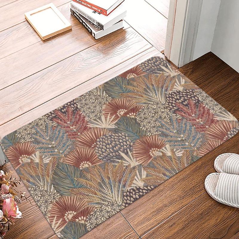 

Bohemian Style Printing Non-Slip Small Rug Waterproof Easy To Clean Floor Mat for Indoor Outdoor Use Durable Home Decor Fashion 40x60cm