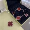 High Version New Fashion All-match 6 Flower Irregular Lucky Clover Bracelet Female Light Luxury Fashion Beautiful Four-leaf Clover Bracelet