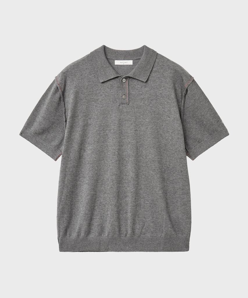 NOIRER Low Cut Polo Knit (Gray)