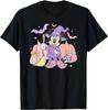 Fashion Minnie Mouse Halloween Cute Purple Witch T-Shirt Unisex