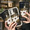 Phone Case: 2D Flat Samsung Galaxy A34 A35 M05 M06 S20 S22 S21 FE Plus 5G Protective Case, with Line Drawing of a Puppy, Perfect Holiday Gift for Chri