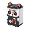 Barn Panda Sparebøsse Auto-Rull Passord Fingeravtrykk Opplåsing Batteridrevet Elektrisk Mynt Seddel Minibank Maskin Gutter Jenter Bursdagsgave
