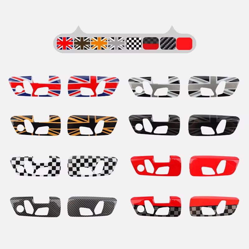 Car Seat Adjustment Button Panel Frame Trim Decoration Sticker Interior Accessories For Mini U25 Countryman Cooper S F65 F66 F67
