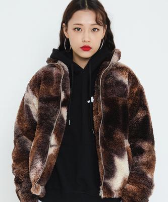 Dear,Me Tie-Dye Tumble Jacket [Brown]