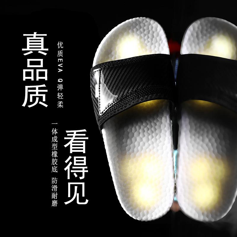 

Popcorn slippers summer boys wear new coconut slippers non-slip soft sole one-word beach shoes 45 чорний