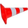 Red and White Reflective Traffic Cones 50 Cm