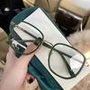 Chic Large Square Frame Glasses - Versatile & Stylish for Men & Women Perfect for Daily Wear & Photoshoots Ideal Gift Choice
