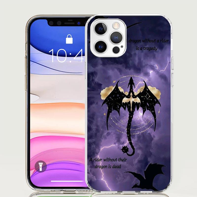 

F-Fourth W-Wing Dragon Phone Case for Apple iPhone 17 Air 16 15 Plus 14 + 13 Mini 12 11 Pro Max 7 8 SE 16Max Soft Shell Cover Co iPhone 15 Pro