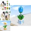 Rose Sunflower Daisy Building Blocks Model Toy Kids Gift – Decorate Surprise