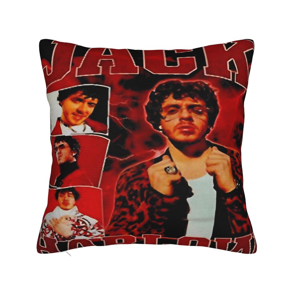 Pillow Case Singer Jack Harlow Soft Pillow Cover For Sofa Car Home Decor Kawaii Pillowcases