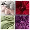 Stuffed Flower Shaped Pillow Round Throw Pillow, 16 Inch Decorative Cushion, Soft for Living Room Shape Sofa Couch Bed Chair Velvet Pillows