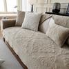 Light Luxury  Autumn And Winter Plush Anti-Skid Sofa Cushion Simple New Milk Plush Sofa Towel Cover Warm Seat Cushion