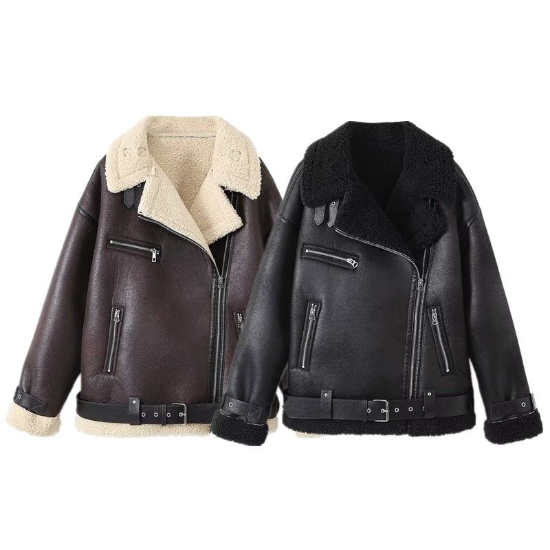 Fashion Style 2024 Fall and Winter New Women's Clothing Easiest for Match Double-Sided Lapel Long Sleeves Long Jacket Outwear 8073263