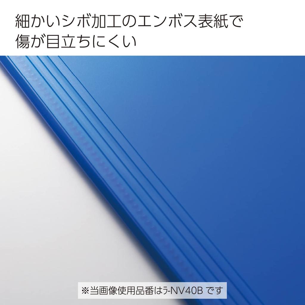 KOKUYO File Clear Book Novita Fixed Type A4 40 Sheets Pink RA-NV40P
