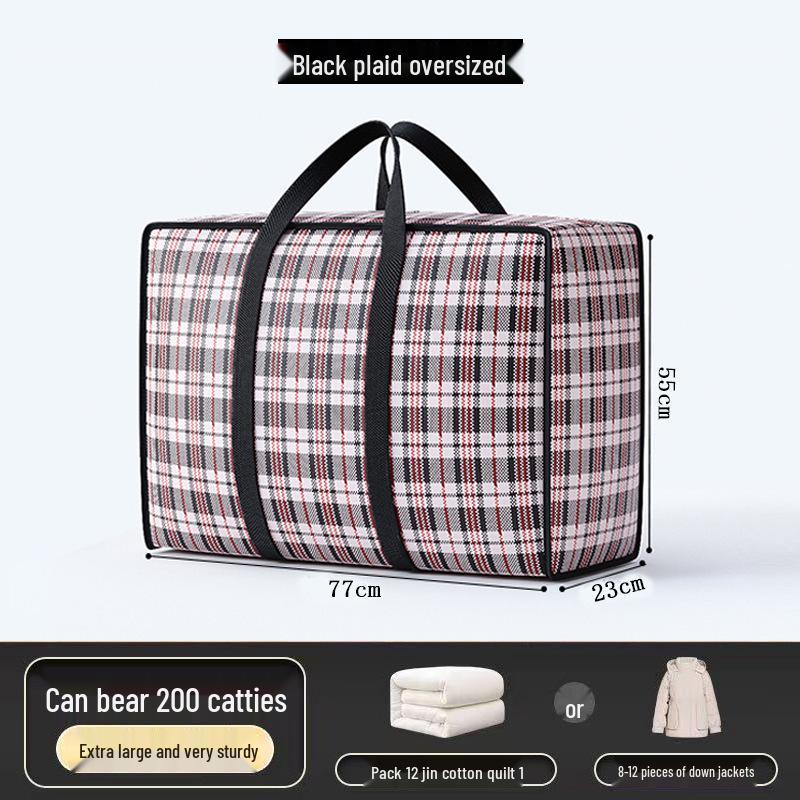 Waterproof Woven Carry-On Storage Bag for Clothes and Quilts