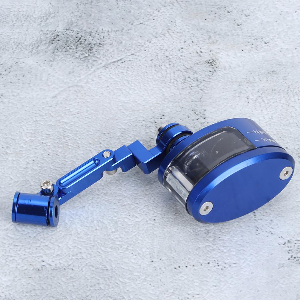 Front Brake Fluid Reservoir CNC Aluminum Motorcbike Oil Cup Set Fit for Kawasaki ZX 6R 9R 10RBlue