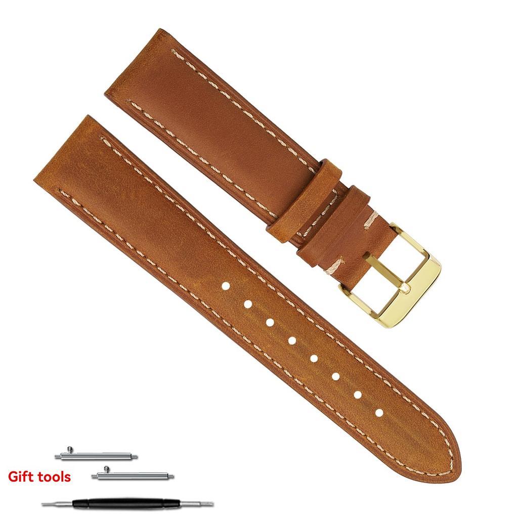 XL Extended Lenght 140+90mm Vintage Watch Strap 22mm 24mm for Panerai SElKO Casio Lengthening and Thickening Men's Watch Band