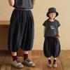 Kids' Loose Cotton Linen Cooling Capri Pants