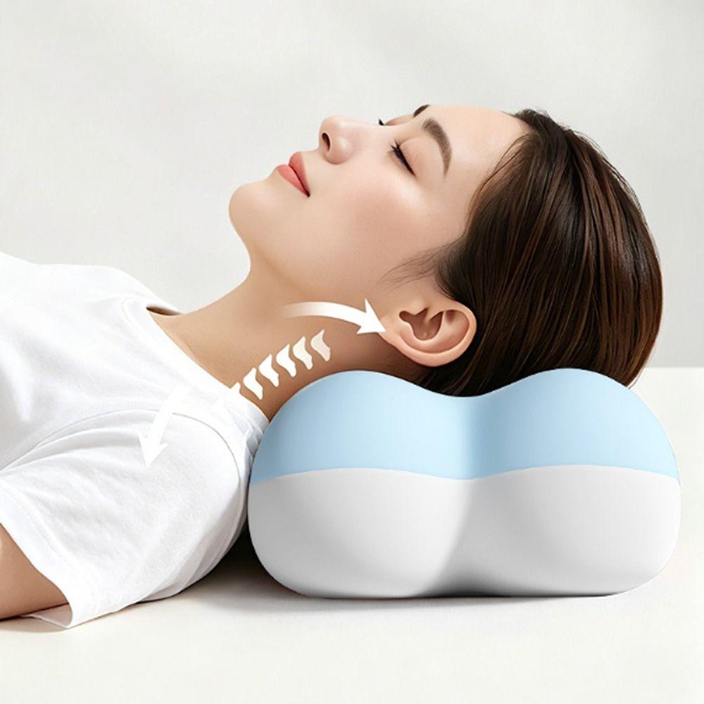 Ergonomic Nap Pillow Breathable Fabric Desk Pillow Durable Neck Cushion Travel Use