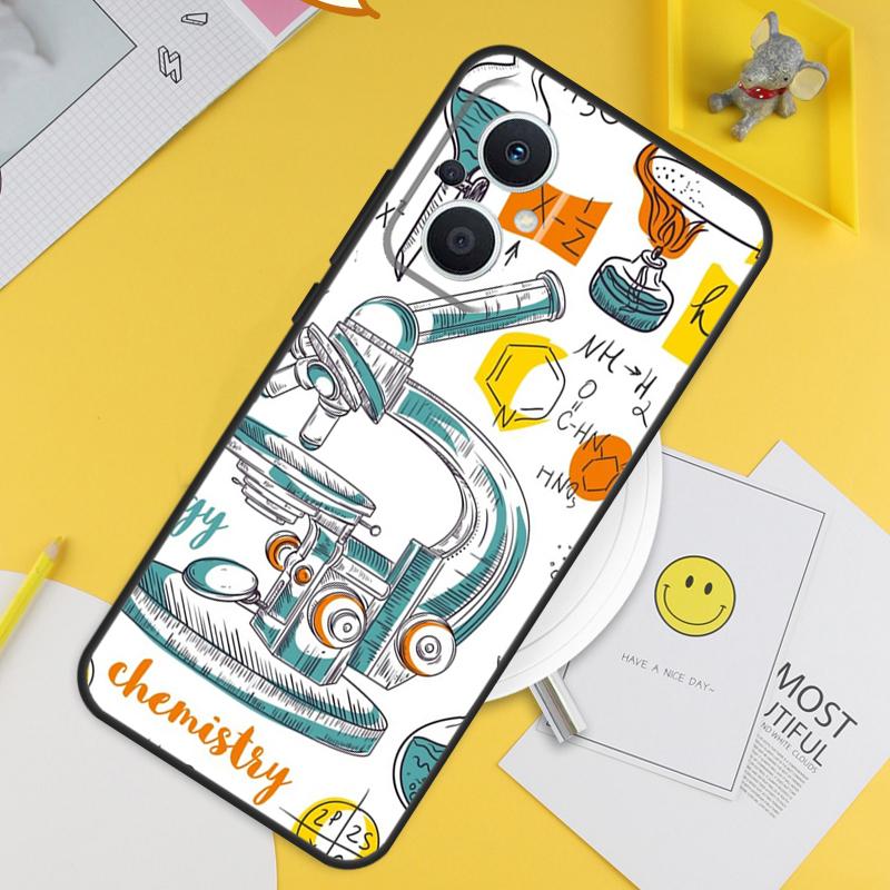 Vintage Chemistry Laboratory For OPPO Reno 8T 11F 12F 13F 14F 7 8 Lite 10 11 12 13 14 Pro OPPO Find X9 X8 X5 X6 Pro Case
