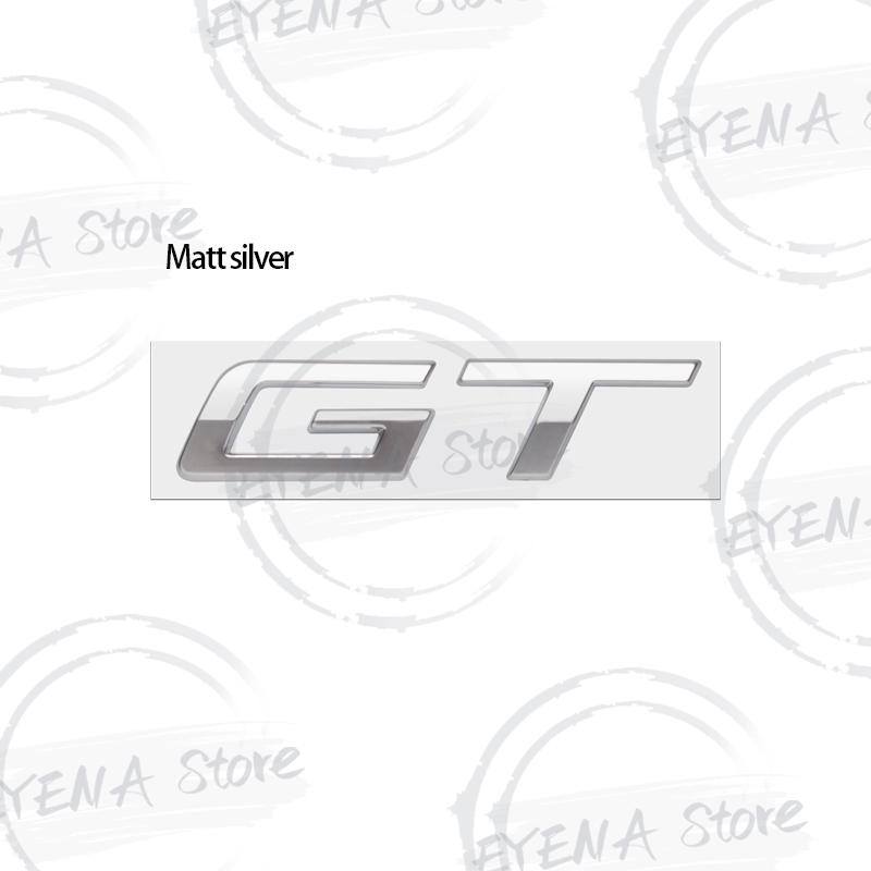 UNYG8 GT Logo 2025 Neue Schrift Metallplakette Aufkleber Auto Kofferraum Heck Karosserie Emblem Für Peugeot 308 208 3008 408 2008 4008 5008 508 RCZ