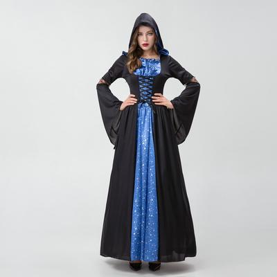 Damen Vintage Dress Up Kostüm Abaya Kleid Kostüm Party Cosplay Kostüm